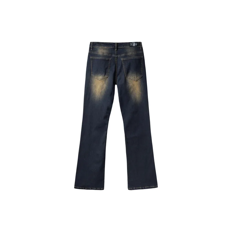 XINYINSU Jeans Unisex Rusty Red-1