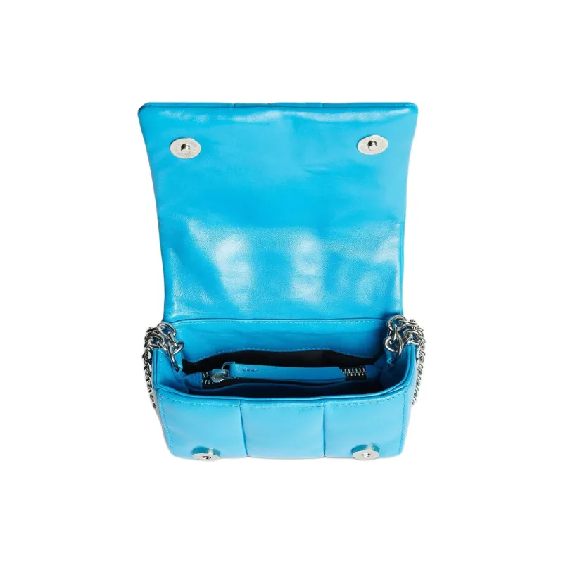 STAND STUDIO Lambskin Crossbody Handheld Shoulder Bags Women's Greece Blue-3