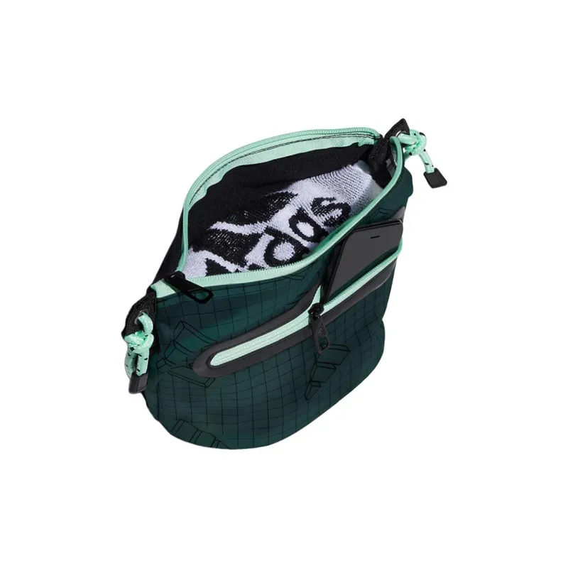 Adidas TPU Shoulder Bag Crossbody Bag Unisex Clear Mint Green-2