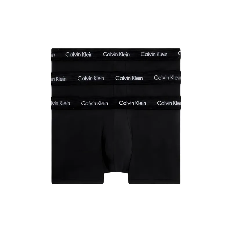 CALVIN KLEIN 3P LOW RISE TRUNK Boxer Shorts Europe Version Men's 3 Pack-0