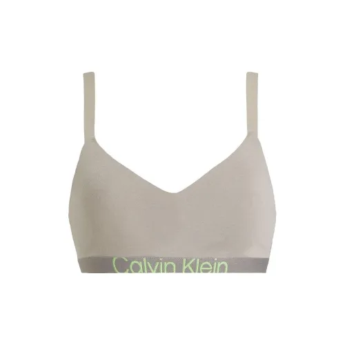 CK/Calvin Klein LGHTLY LINED BRALETTE Bra Europe Version Women's Gray