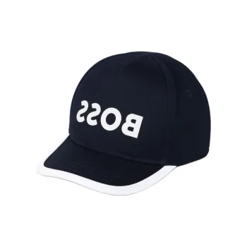 HUGO BOSS Cotton Baseball Caps Kids' Blue