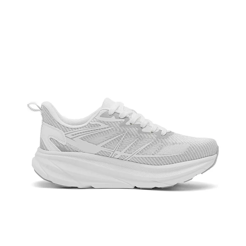 Warrior Cushioning Breathable Rebound Low Top EVA Midsole Rubber Outsole Casual Running Shoes Men's White-2