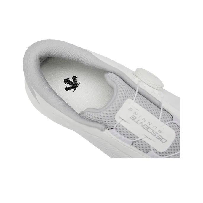 DESCENTE RUNNING Low Top DFLUID Dynamic Cushioning Running Shoes Women's White-4
