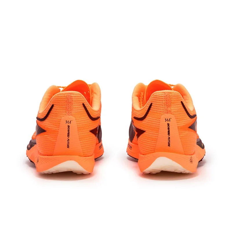 361° Cushioning Anti-Slip Wear-Resistant Breathability Low-Top Running Shoes Unisex Cream Peach Red-3