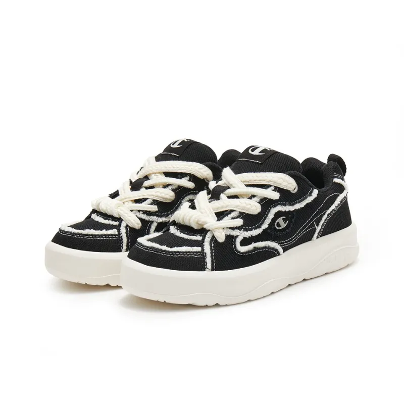 Champion Broken Splicing Skateboard Shoes Women's Black-2