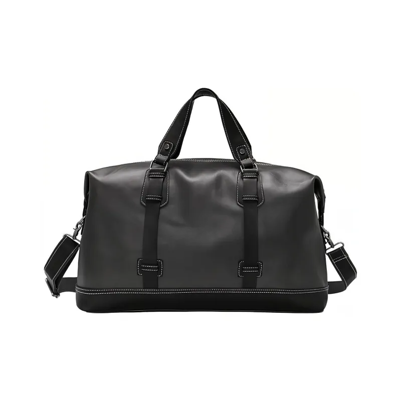 COTECi PU Travel Bag Tubas Unisex Black/Brown/Coffee-1