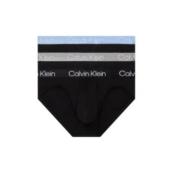 CK/Calvin Klein HIP BRIEF 3PK Underpants Europe Version Men's 3 Pack Black