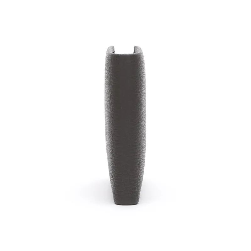 ELLE HOMME Top Grain Cow Leather Money Clip Ticket Clip Small Size Men's Black Coffee-9