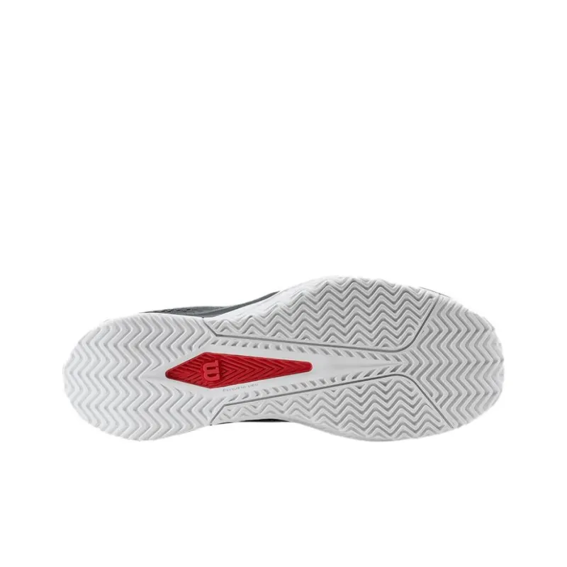 Wilson Rush Pro Slip Resistant And Breathable Low Top Tennis Shoes Men's Gray-4
