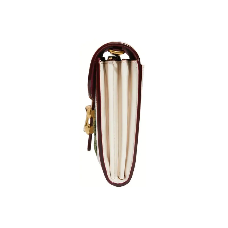 COACH Tabby Canvas With Calfskin One Shoulder Crossbody Clutch Trumpets Women's Chalk Multicolor Monogram-2
