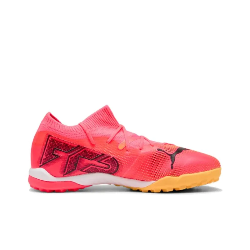 PUMA Future Match TT Rubber Broken Studs Slip Resistant Coverage Soccer Shoes Women's Pink Black-1