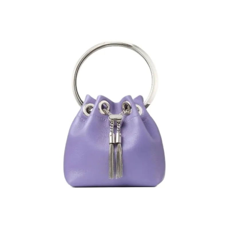 Jimmy Choo Leather Handbag Mini Women's Tanzanite Blue-0