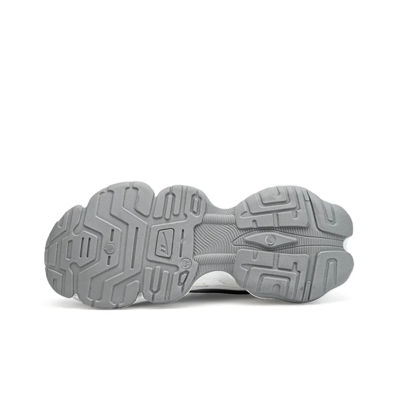 WARRIOR Chunky Sneakers Men Low Top Gray-2