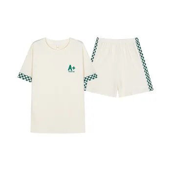 GOSO Pajama Set Women's White Shades