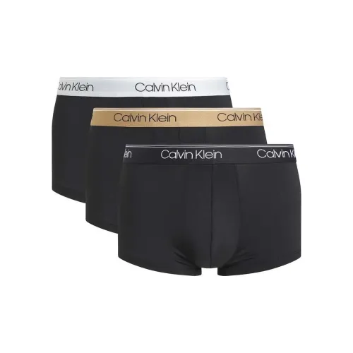 CK/Calvin Borsetta LOW RISE TRUNK 3PK Boxer Shorts Europe Version Men's 3 Pack