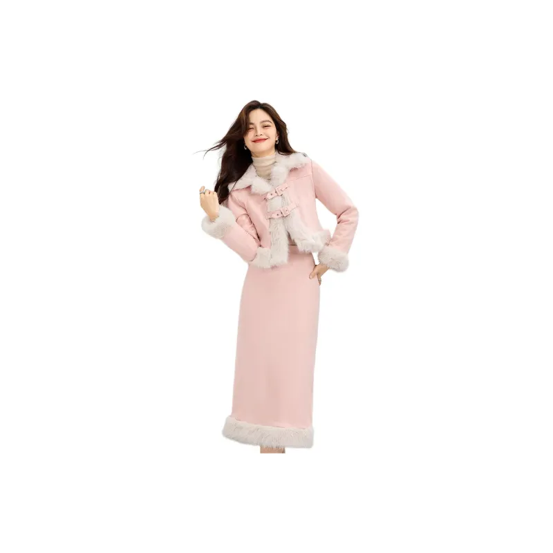 CARBAMMI Skirt Set Women's Pink-4