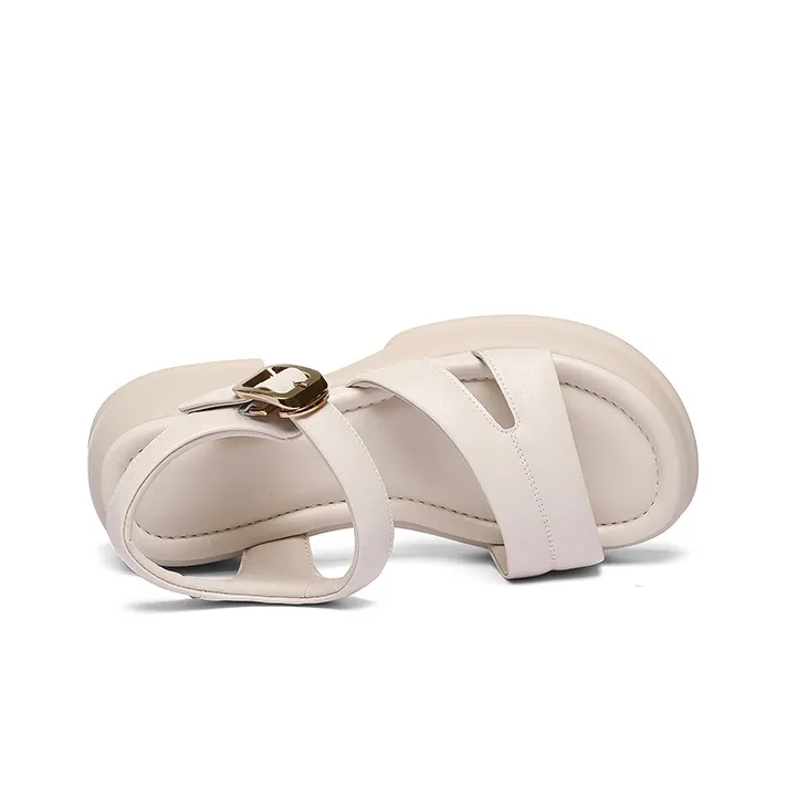 Golden Silk Rabbit Beach Sandals Women's-9