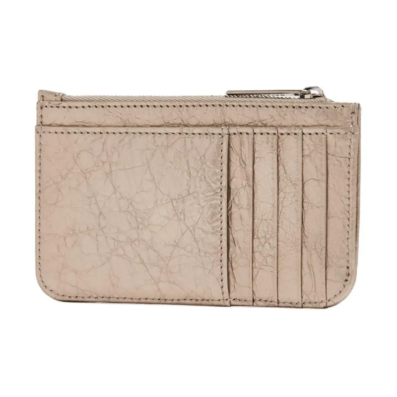 Balenciaga Leather Card Holder Card Holder Women's Metallic-1