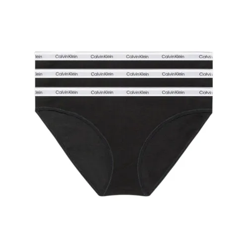 CALVIN KLEIN BIKINI 3PK Underpants Europe Version Women's 3 Pack Black