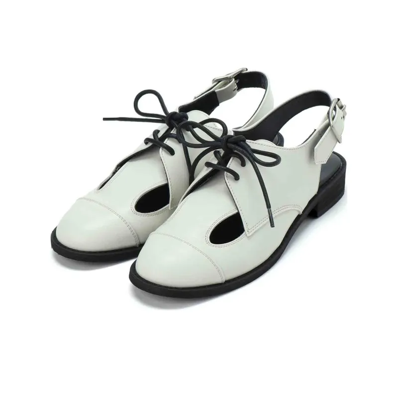Yohji Yamamoto Casual Single Shoes Women's White-2