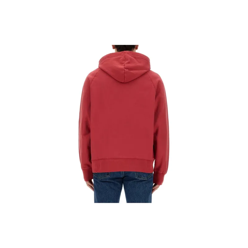 PS By Paul Smith Logo Embroidered Drawstring Hoodie-1