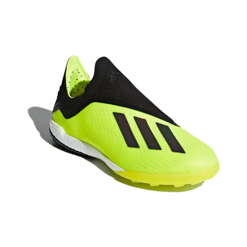Adidas X Tango TF Rubber Broken Studs Slip-Resistant Breathable Soccer Shoes Men's Yellow Black-3