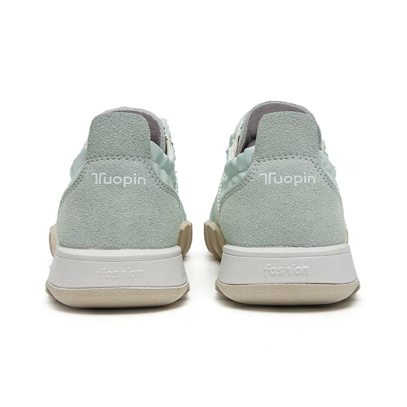 TUOPIN Casual Shoes Women's Low Top Silver/Beige/Pink/Green-30