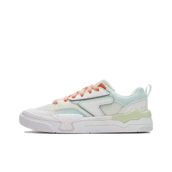 FILA FUSION Nollie Cushioning Wear Resistant Low Top Skateboard Shoes Women's Yellow Green