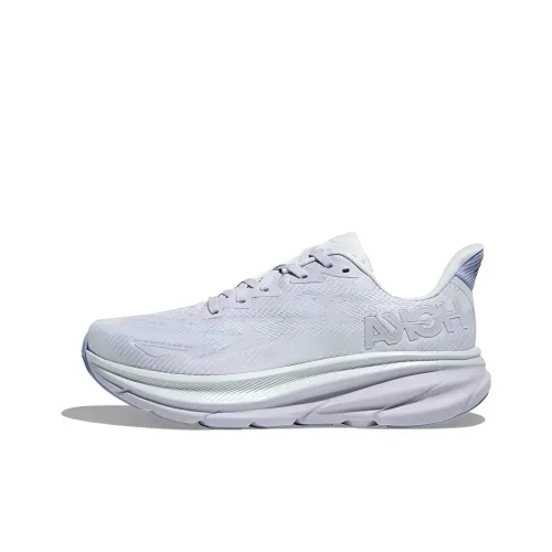 zapatillas de running HOKA ONE ONE ultra trail amarillas Clifton 9 Cushioned Slip-Resistant Low-Top Casual Running Shoes Women's Teal