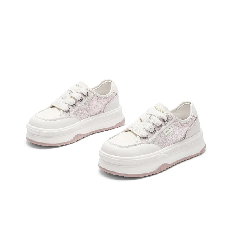 ST&SAT Lightweight And Breathable Mid Top Skateboard Shoes Women's-3