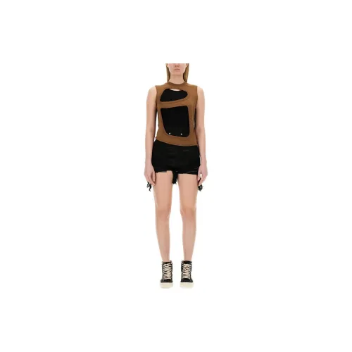 Rick Owens DRKSHDW Tank Tops Women's Brown