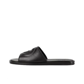 GUCCI Slide Sandal 'Interlocking G Black'