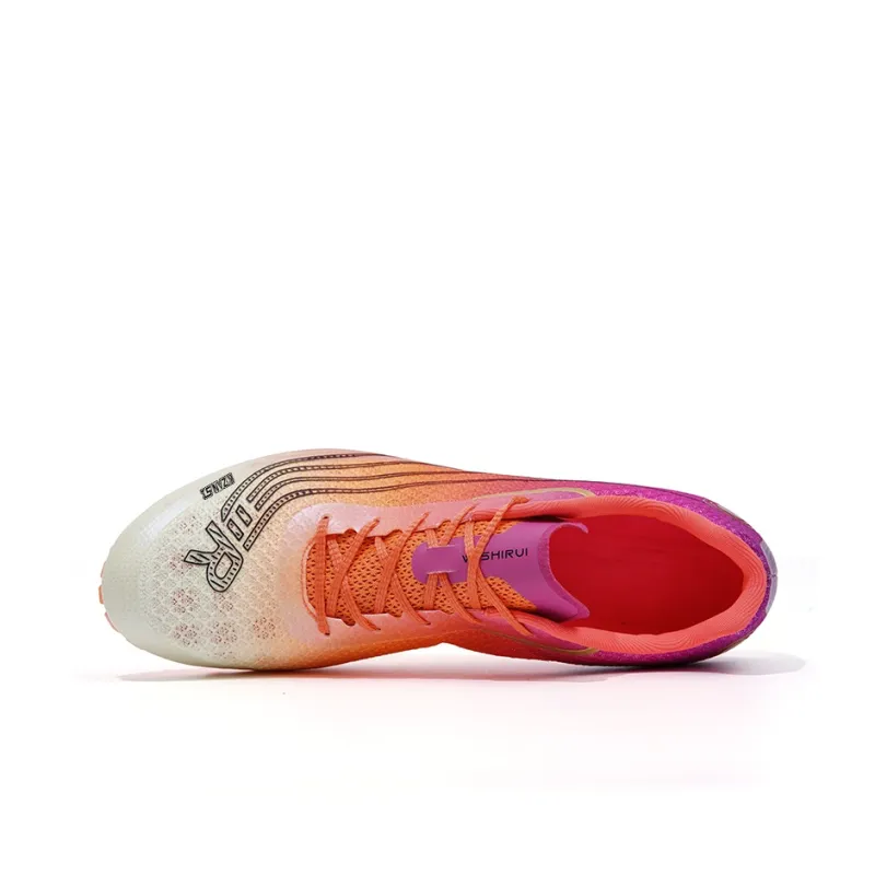 KZANSI Slip-Resistant Breathable Impact-Resistant Low-Top Steel Stud Sprint Running Shoes Unisex-15