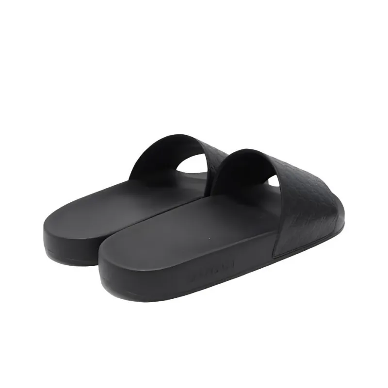 GUCCI MicroGUCCIssima Slide Black-3