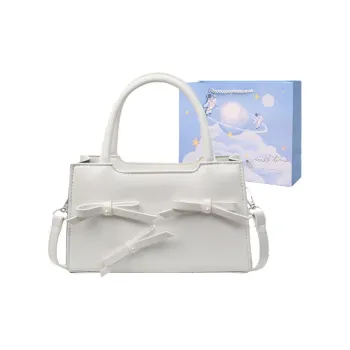 Duoluplo Doron Paul Pu One Shoulder Handbag Regular Women's Black & Pink/Pink/Silver/Black & Blue/Ecru