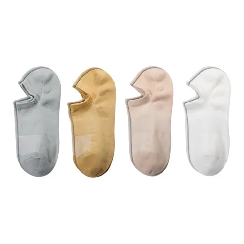 GANGSHA No Show Socks Men's 4 Pack