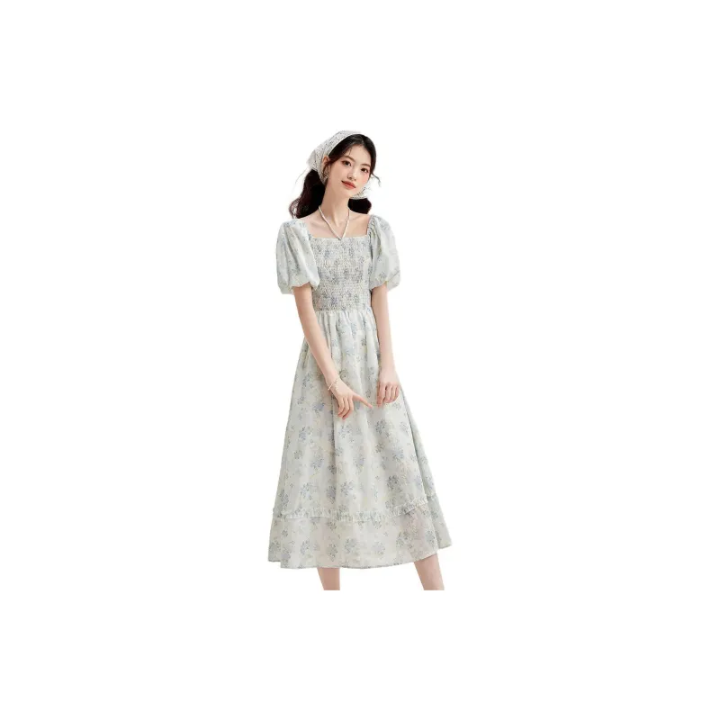 Emodues Short Sleeved Dress Women's-3