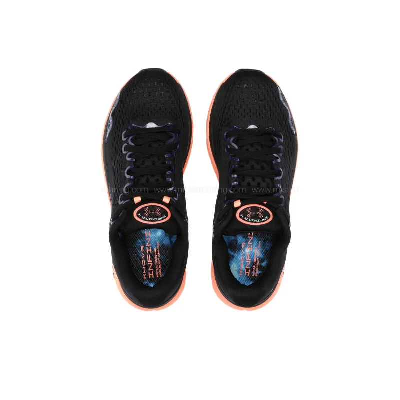Under Armour Hovr Infinite 4 Running Shoes 'Black Lunar Coral' Women's-4