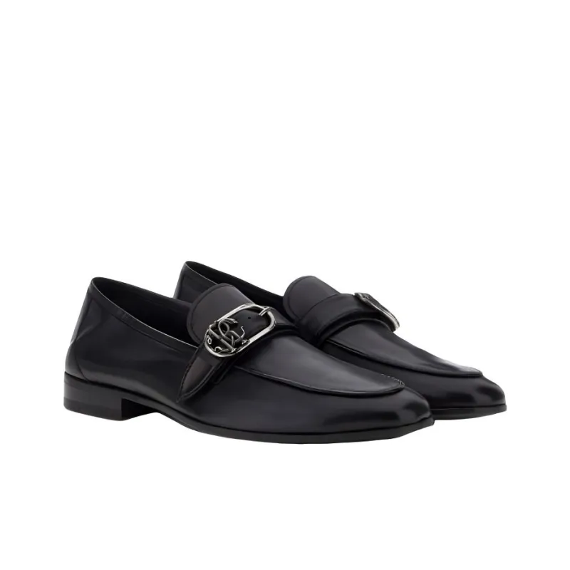 Roberto Cavalli Monogram RC Loafers Men's Black-2