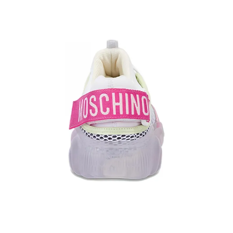 MOSCHINO Low Top Casual Shoes Women's Pink-4
