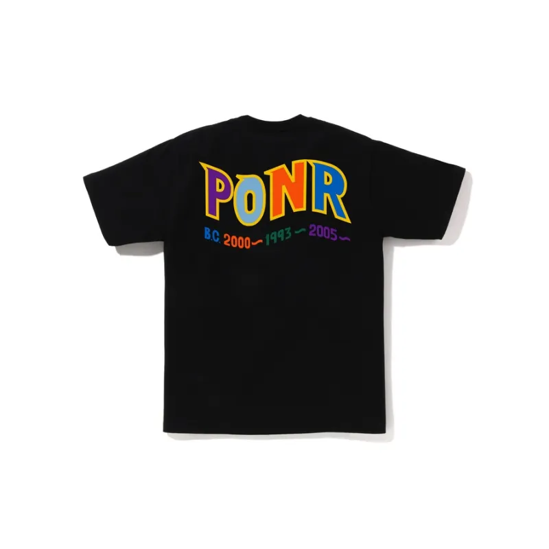 A BATHING APE Colors Shark Ponr Tee-1