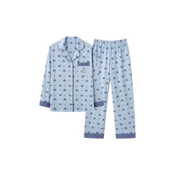 MIIOW Pajama Set Women's Sea Blue Heart