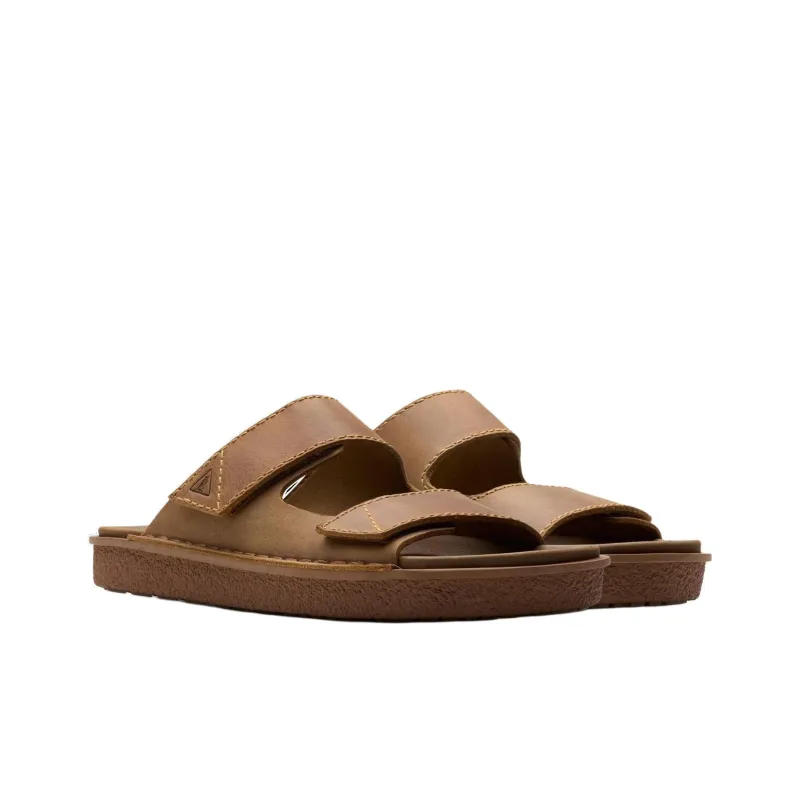 Clarks Quiet Slip-Resistant Abrasion-Resistant Slide Slippers Men's Brown-2