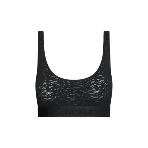 CALVIN Campus UNLINED BRALETTE Bra Europe Version Women's Black
