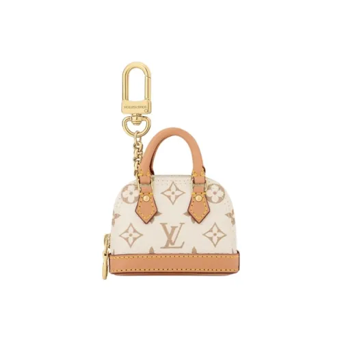 LOUIS VUITTON Micro Alma Bag Accessories Beige Patchwork Brown