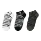Zebra Print Mixed Color-Ankle Socks
