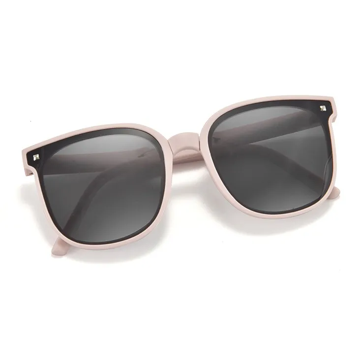 Cornstone TR90 Square Sunglasses Kids' Matte Orange Matte Pink Matte Blue Matte Green Frosted Black-4