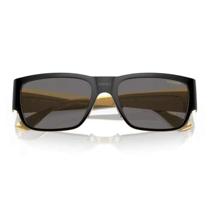 VERSACE Rectangle frame Sunglasses-4