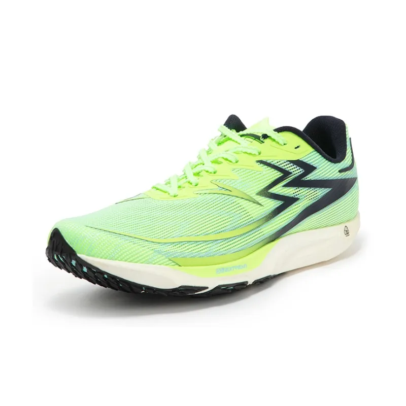 361° Cushioning Anti-Slip Wear-Resistant Breathability Low-Top Running Shoes Unisex Fluorescent Glossy Finish Green-1